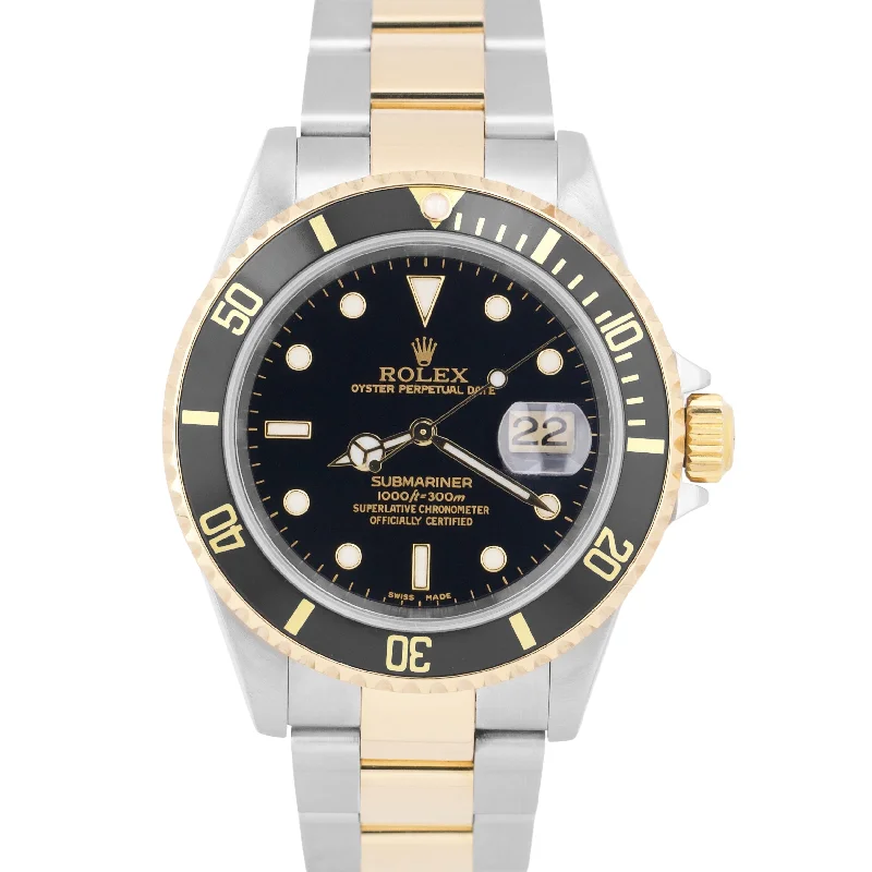 Digital Sports Watches For Men-Sparkling Custom Rose Gold Bangles For Special Occasions-PAPERS Rolex Submariner Date 40mm BLACK 18K Yellow Gold NO-HOLES Steel 16613 BOX