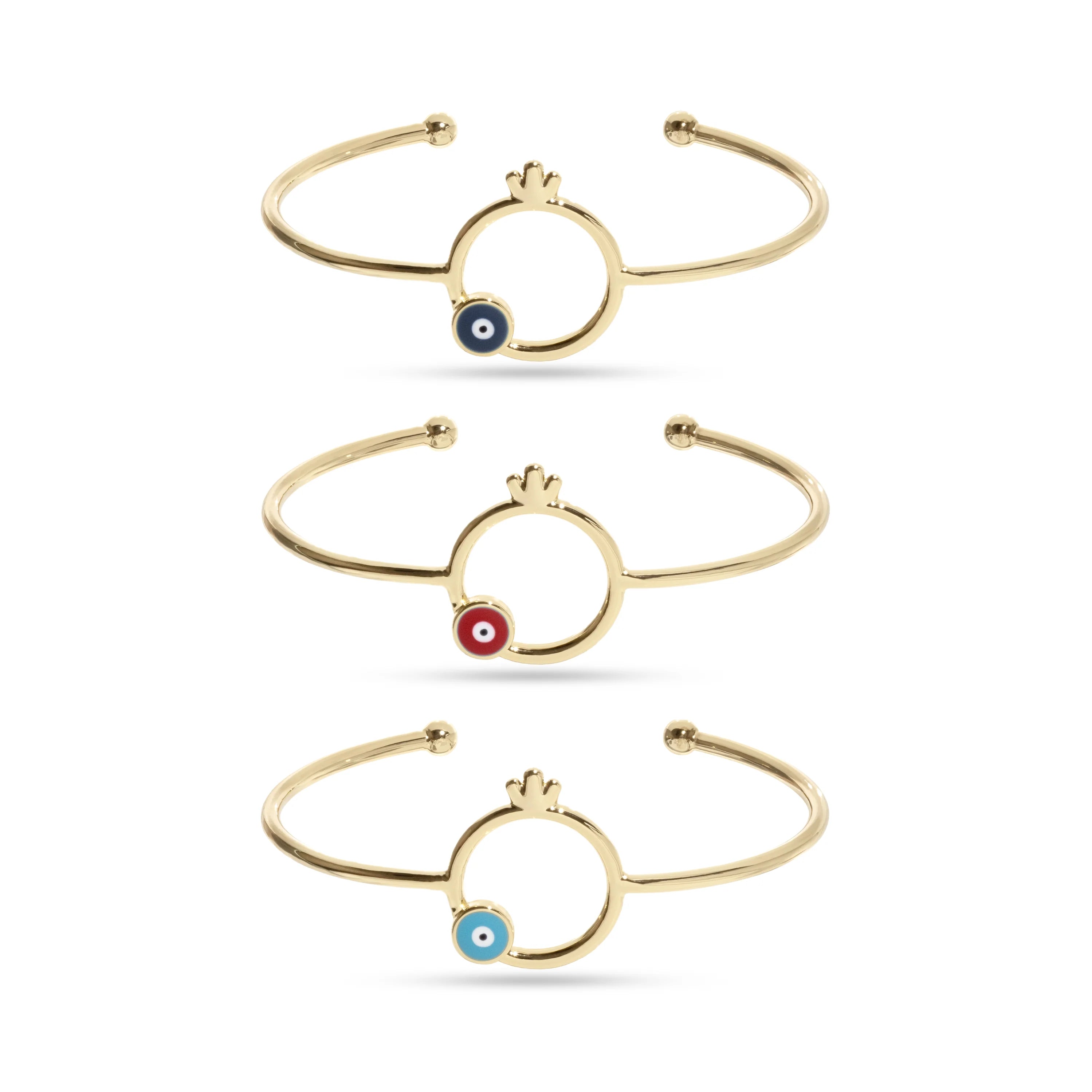 Stackable Bracelets For Women-Classic Custom Bangles With Colored Gemstones For Brides-Guardian of Abundance Bracelet