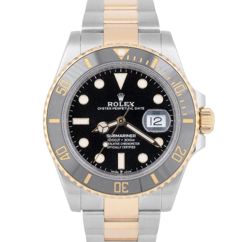 Timeless Watches For Professionals-Personalized Engagement Bangles For Bridesmaids-NEW SEPT 2024 PAPERS Rolex Submariner Date 41mm Two-Tone 18K Gold 126613 LN BOX